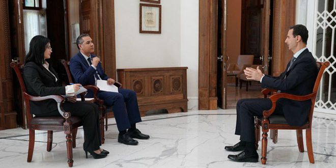 الرئيس السوري: المحتل التركي هو وكيل الأمريكي وعندما لا يخرج بكل الوسائل فلا خيار سوى الحرب