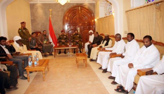 مدير دائرة التوجيه المعنوي يلتقي ممثلين عن الجالية والأسرى السودانيين