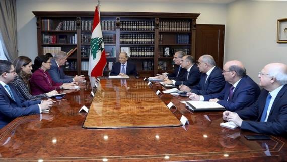 الرئيس اللبناني: الحكومة الجديدة ستضم وزراء يتمتعون بالكفاءة