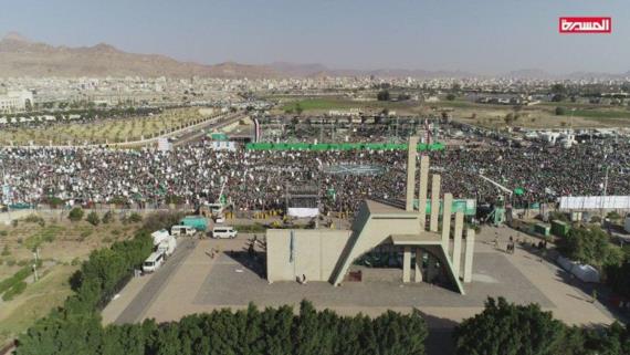الرئيس المشاط يشيد بالحضور ودقة التنظيم و وزير الداخلية بتأمين فعاليات الاحتفال