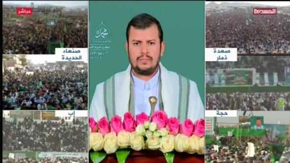 حيا الحضور المشرف لأبناء الشعب.. السيد عبدالملك ينصح النظام السعودي بوقف عدوانه وحصاره ويتوعد الكيان الصهيوني في حال ارتكب حماقة