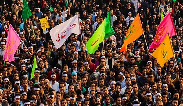 مسيرة شعبية حاشدة في كلستان بإيران تنديداً بأعمال الشغب