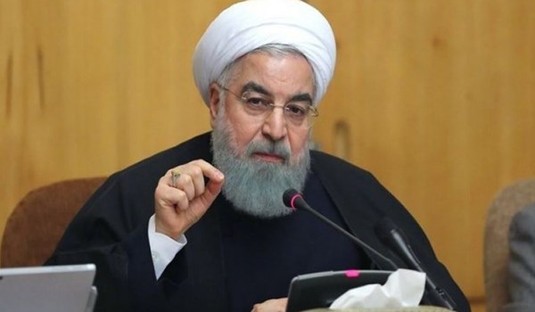 الرئيس روحاني: الشعب لم يسمح للعدو بتمرير مؤامرته