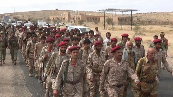 البيضاء: عرض عسكري ووقفة قبلية مسلحة بمنطقة بني وهب