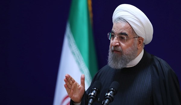 الرئيس روحاني: لا مفر لاميركا من رفع الضغوط عن ايران