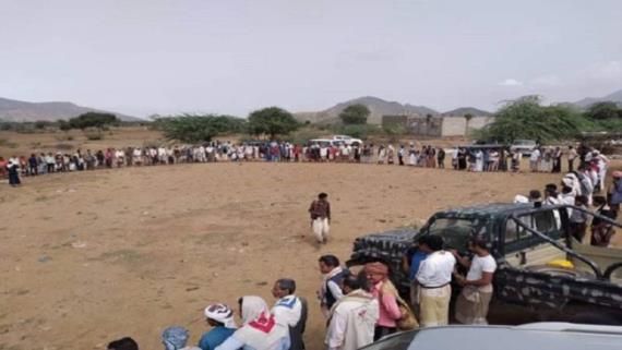 وقفة لقبائل بيت الفقيه والجعفرية بيوم الصمود الوطني وذكرى الشهيد القائد