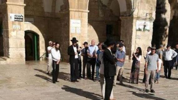 عشرات المستوطنين يستبيحون الأقصى المبارك