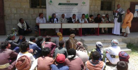 دورة خاصة ببناء قدرات النحالين بمديرية السود محافظة عمران