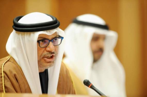 قرقاش لسفير فلسطين في باريس: تعودنا على قلة الوفاء