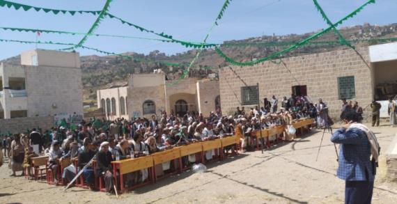 حفل خطابي في الجبين بريمة بذكرى المولد النبوي وعودة الأسرى