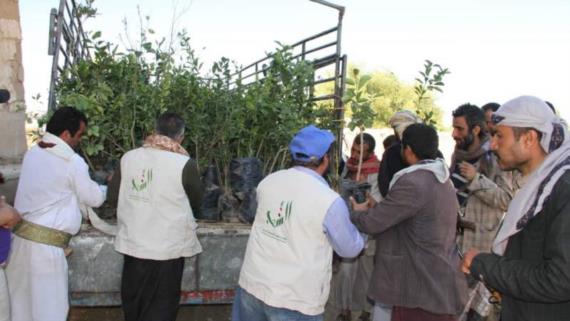 تدشين مشروع التنمية الزراعية على مزارعي برط رجوزة بالجوف