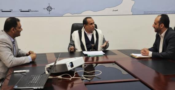 حامد يلتقي رئيس لجنة مراجعة وتصحيح الإعاشات بهيئتي شؤون القبائل ورعاية أسر الشهداء