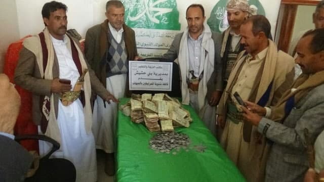 مكتب التربية في بني حشيش يسير قافلة مالية دعما للمرابطين بالجبهات