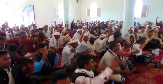 لقاء موسع في مديرية بيت الفقيه بالحديدة لتعزيز جهود التحشيد لمواجهة العدوان