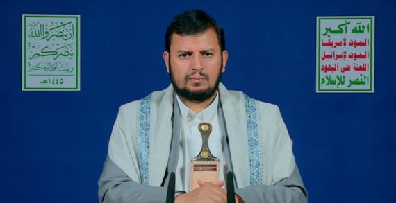 السيد القائد : الأمريكي وراء استمرار الجرائم في غزة وتصعيده في البحر الأحمر يهدد الملاحة البحرية