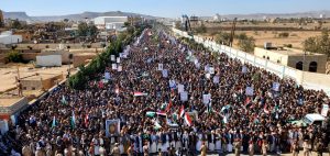 صعدة : سبع مسيرات جماهيرية تأكيداً على أن اليمن وفلسطين خندق واحد