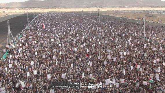 20 مسيرة في صعدة في يوم القدس: على الحكومات والشعوب الوعي بخطورة اليهود