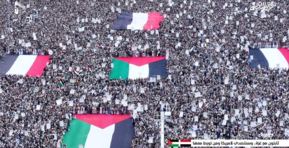 السيد القائد يدعو لمسيرات مليونية ولجنة الأقصى تحدد ساحات الاحتشاد