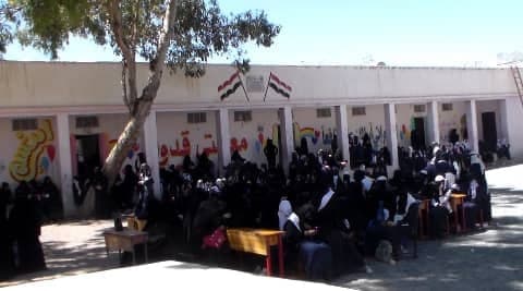 القطاع النسوي في البيضاء يحتفي بذكرى سنوية الشهيد القائد