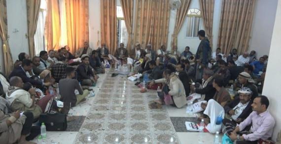 وجهاء وأعيان مقبنة بتعز يؤكدون إسناد الجيش واللجان الشعبية في دحر الغزاة والمرتزقة