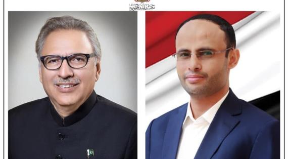 الرئيس المشاط يهنئ رئيس جمهورية باكستان بالعيد الوطني