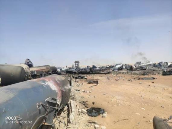 محافظ مأرب يدين استهداف قوى العدوان لقاطرات الغاز والوقود في عبيدة