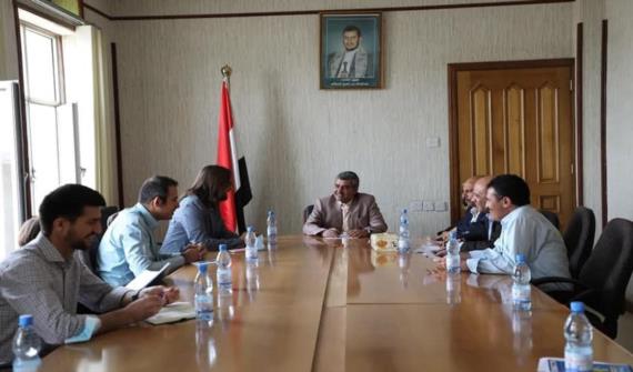 أمين عام مجلس الشؤون الانسانية يناقش جوانب التعاون مع مفوضية اللاجئين