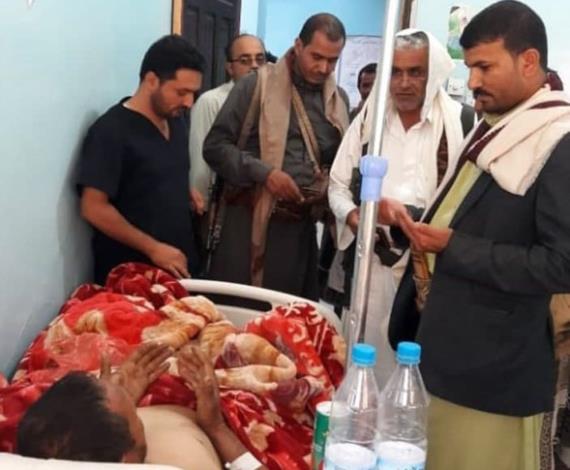 زيارات تفقدية لجرحى الجيش واللجان الشعبية بالجوف
