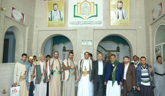 رئيس هيئة الأوقاف ووزير الارشاد يتفقدان سير الاختبارات في أكاديمية القرآن الكريم