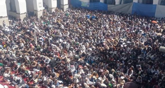 فعاليات في جامع الجند بتعز بذكرى جمعة رجب