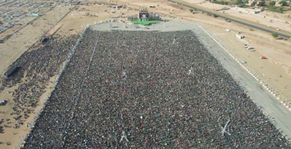 محافظة صعدة تشهد مهرجاناً جماهيرياً بذكرى المولد النبوي الشريف