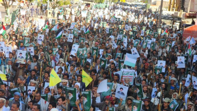 ثلاث مسيرات جماهيرية بمحافظة البيضاء إحياءً ليوم القدس العالمي