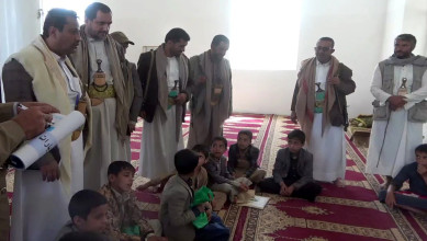 الهادي يتفقد سير الأنشطة الصيفية في مديرية بني حشيش بصنعاء
