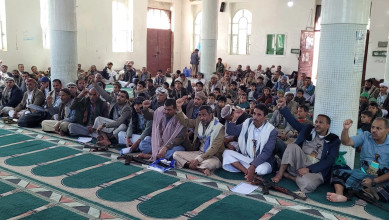 فعالية في الحيمة الخارجية بصنعاء إحياءً للذكرى السنوية للصرخة