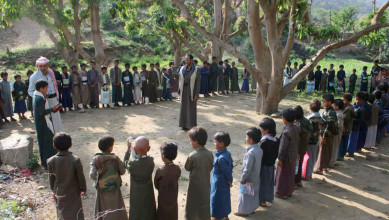 صعدة.. فعالية ووقفة لطلاب المدارس الصيفية في مديريتي شداء والظاهر