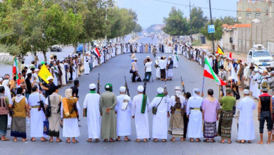 علماء الحديدة يحتشدون تأييدًا لدعوة السيد القائد لإنهاء العدوان والحصار
