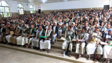 فعالية جماهيرية بعمران احتفاء بالعيد الـ12 لثورة 21 سبتمبر