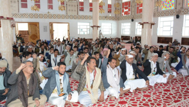 لقاء موسع لخطباء ومرشدي مديرية صنعاء الجديدة مباركة لعمليات القوات المسلحة