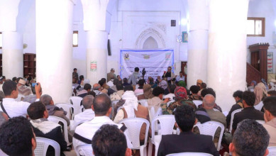 لقاء لمشايخ ووجهاء وأعيان تعز رفضًا لتحشيدات العدو السعودي ومباركة لانتصارات القوات المسلحة