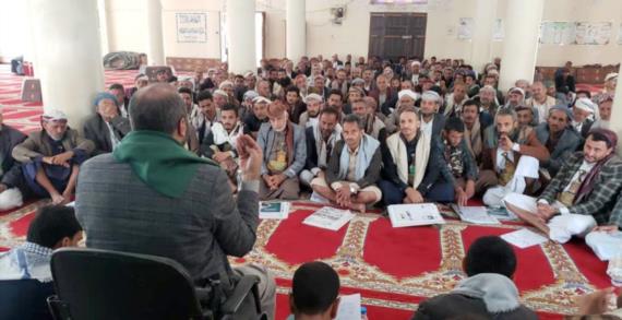 فعالية خطابية وثقافية في الظهار بإب إحتفاءً بذكرى المولد النبوي