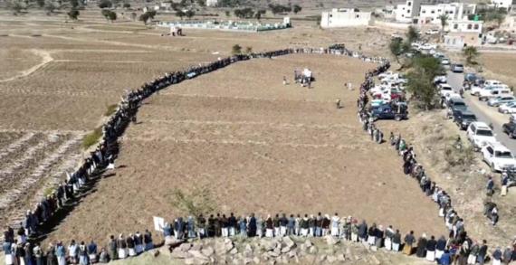 أبناء مديرية الرجم بالمحويت يعلنون النفير العام والجهوزية لمواجهة الأعداء
