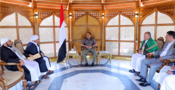الرئيس المشاط يشيد بمخرجات جامعة العلوم الشرعية ويوجه بتوفير الدعم الكامل لها