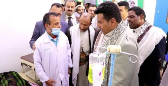السلطة القضائية بذمار تزور جرحى الجيش واللجان الشعبية