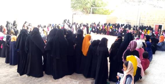 القطاع النسائي في جبل رأس بالحديدة يُحيي ذكرى سنوية الشهيد الرئيس الصماد