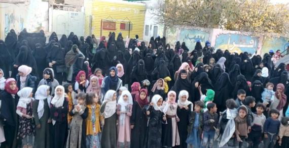 الهيئة النسائية في سنحان وبني بهلول بصنعاء تحيي ذكرى مولد الزهراء عليها السلام