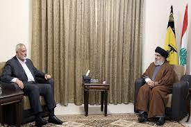 السيد نصر الله يستعرض مع هنية معركة سيف القدس