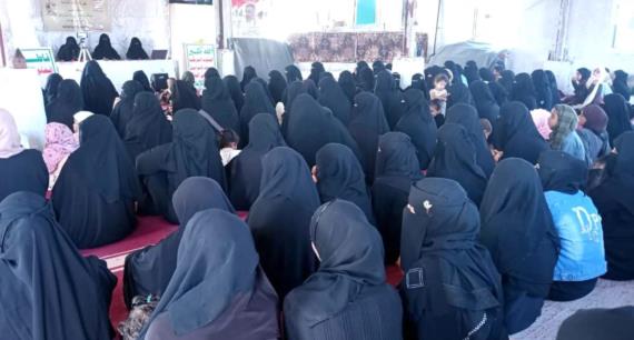 حرائر تعز يؤكدن على دور الامام الهادي في إرساء دعائم الحق والقسط في اليمن