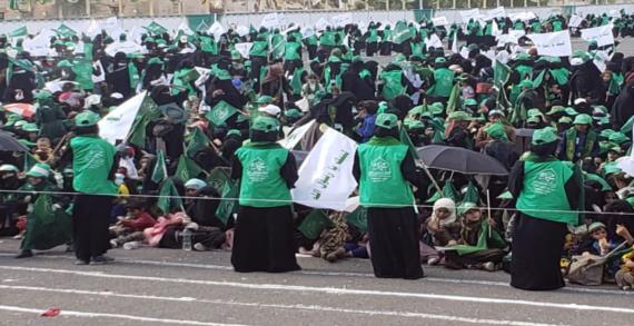 حرائر عمران يجددن الولاء والاقتداء بالرسول الأعظم والتمسك بالنهج المحمدي