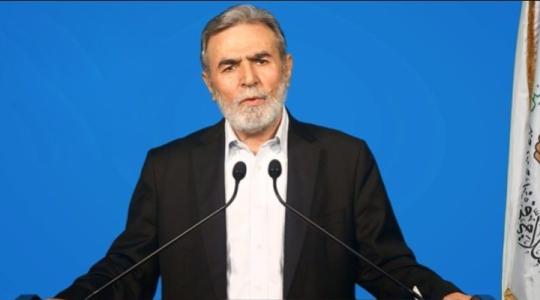 زياد النخالة يطلع السيد عبدالملك الحوثي في اتصال هاتفي على جهود وقف إطلاق النار في غزة