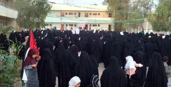 مديريات صعدة تشهد وقفات نسائية تضامناً مع الشعب الفلسطيني والمقاومة الباسلة